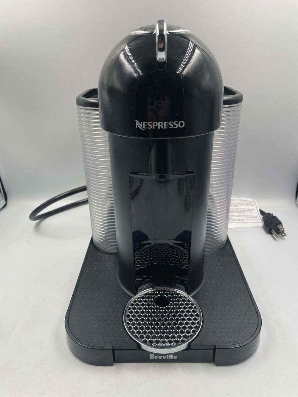 Nespresso Vertuo Chrome Coffee Maker and Espresso Machine by Breville EUC